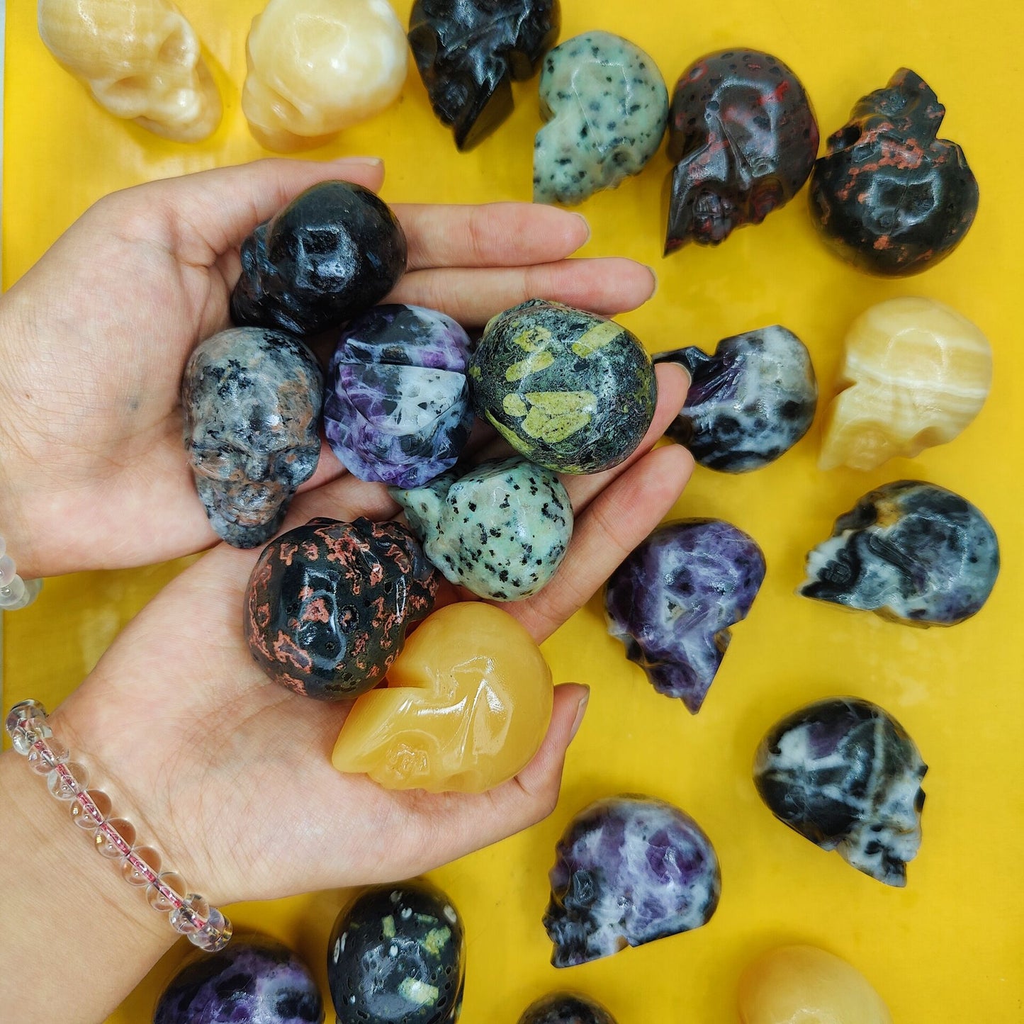 5CM Reiki Healing Crystal Skull Wholesaler handicrafts