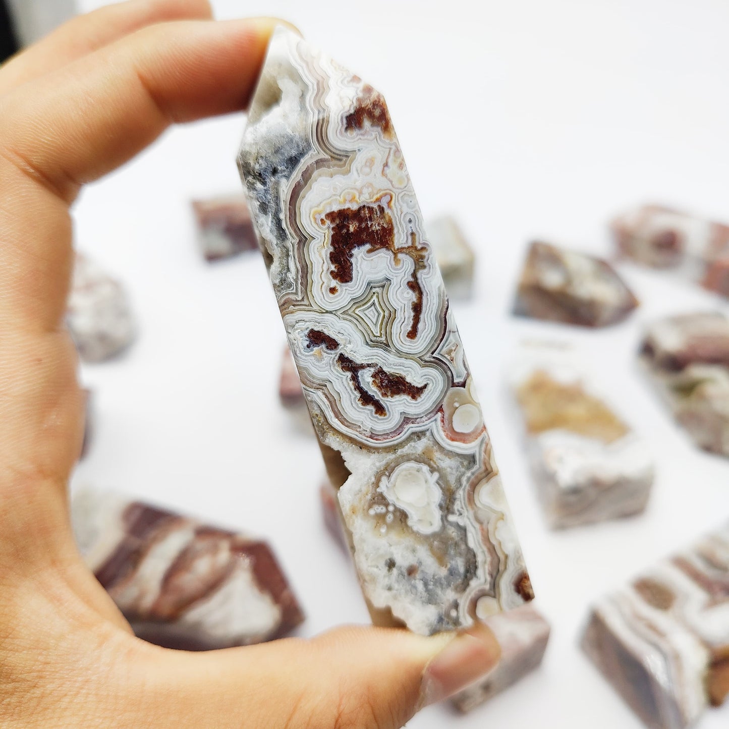 mexican lace agate point